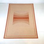 Vintage kleed geometrisch Art Deco Tim van Campen stijl, Enlèvement, Beige