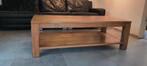 Massief houten salontafel, Huis en Inrichting, Ophalen, Gebruikt, 100 tot 150 cm, 50 tot 100 cm