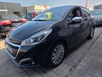 Peugeot 208 1.2 Pure Tech Style 2018 Airco, Navi + Garantie, Auto's, 1199 cc, Zwart, Bedrijf, 5 deurs