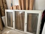 PVC raam dubbelglas, Doe-het-zelf en Bouw, Glas en Ramen, Ophalen of Verzenden, Gebruikt, Dubbelglas