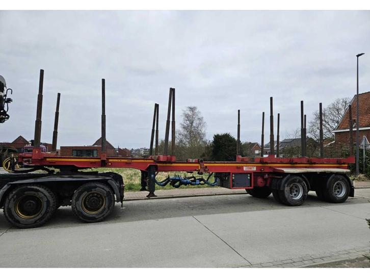 2013 Leonet LTH42 telescopische Oplegger, Auto's, Vrachtwagens, Bedrijf, Aanhangers en Opleggers, Overige brandstoffen