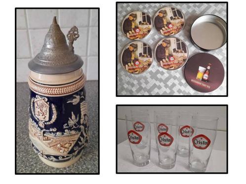 Kristal Alken Bierpul, parasol, onderleggers en geldbeugel, Verzamelen, Biermerken, Zo goed als nieuw, Ophalen of Verzenden
