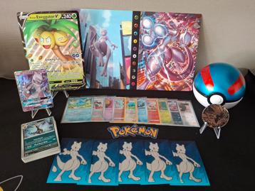 Mewtwo set pokémon met verzamelmap en pokéball  beschikbaar voor biedingen