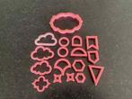 diverse uitstekers - kunststof roze (17 stuks), Ophalen of Verzenden, Gebruikt, Taarten of Cupcakes, Versiering