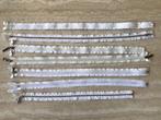 Witte deelbare ritsen - 50cm->68cm (pr/stuk) (nr4826), Hobby en Vrije tijd, Naaien en Fournituren, Ophalen of Verzenden, Zo goed als nieuw