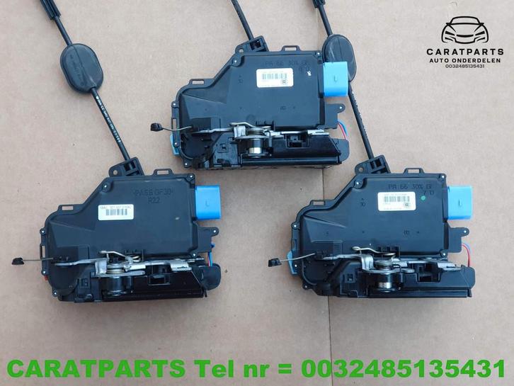 Golf deurslot Touran portierslot volkswagen 3D1837016AC, Auto-onderdelen, Carrosserie, Volkswagen, Gebruikt