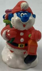 Smurfen BIP candy topper stopper Kerstman grote Smurf figuur, Verzamelen, Smurfen, Verzenden, Zo goed als nieuw, Grote Smurf