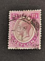 Ceylon 1927 - Koning George V, Ophalen of Verzenden, Gestempeld, Zuid-Azië