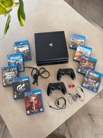 Te koop: PlayStation 4 Pro 1TB (CUH-7116B), Ophalen, Met games, Met 2 controllers, Zo goed als nieuw