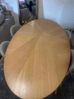 Ovale tafel met 4 stoelen Maison du Monde, Huis en Inrichting, Complete eetkamers, Ophalen, Zo goed als nieuw, Strak, 4 tot 6 stoelen