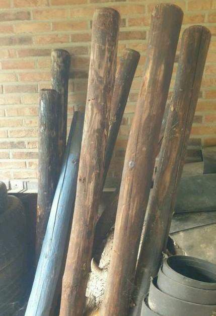 Poteaux piquets bois ou plastique pvc clôture, Tuin en Terras, Palen, Balken en Planken, Gebruikt, Palen, Ophalen