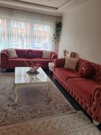 2 canapés 3 places à vendre, Huis en Inrichting, Zetels | Complete zithoeken, Ophalen, Gebruikt