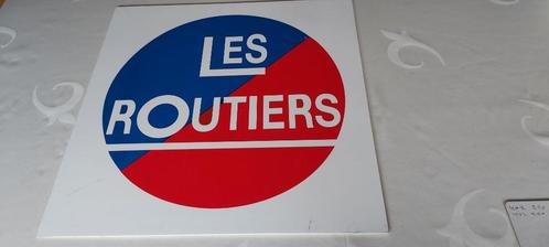 bord "les Routiers", dubbelzijdig, Collections, Marques & Objets publicitaires, Utilisé, Panneau publicitaire, Enlèvement ou Envoi