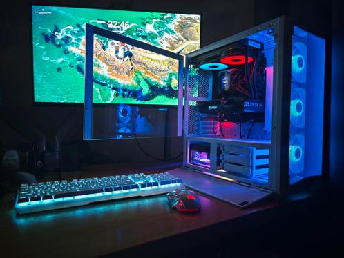 High-End Lian Li  i7 | RTX | 2TB 32GB | LCD Monitor built-in, Computers en Software, Desktop Pc's, Zo goed als nieuw, 4 Ghz of meer