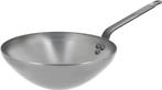 Wokpan 28cm – De Buyer Mineral B Element, Keramische plaat, Nieuw, Ophalen of Verzenden, Wok