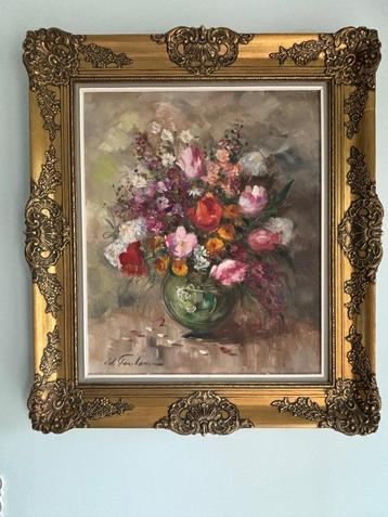 Schilderij bloemen beschikbaar voor biedingen