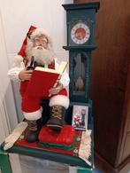 Holiday creations bewegende kerstman, cassette,klok, Ophalen, Zo goed als nieuw