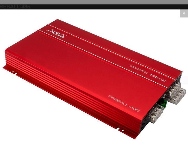 FIREBALL-495 4kanaals autoversterker, Auto diversen, Autospeakers