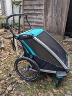 fietskar Thule 2 kids - Chariot lite 2 bluegrass model 2020, Fietsen en Brommers, Ophalen, Gebruikt, Opvouwbaar, 40 tot 60 kg