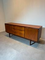 Vintage teak sideboard with rosewood handles, Antiek en Kunst, Ophalen