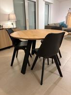 Eiken eettafel juntoo, Huis en Inrichting, Tafels | Eettafels, Ophalen, Rond, Nieuw, Scandinavisch