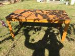 Demonteerbare  houten tuintafel, Huis en Inrichting, Tafels | Eettafels, Ophalen, 100 tot 150 cm, 50 tot 100 cm, Vijf personen of meer