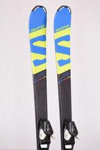 130 cm kinder ski's SALOMON X-RACE Jr. blue + Salomon L7, Gebruikt, Verzenden, 100 tot 140 cm, Salomon