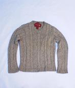 Kabeltrui / Abercrombie & Fitch / Beige / Large, Kleding | Heren, Truien en Vesten, Maat 52/54 (L), Abercrombie, Beige, Ophalen of Verzenden
