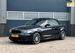BMW 125 1-serie Cabrio 125i 3.0 bj.2008 Leder|Xenon|18"|Clim, Auto's, 1 Reeks, Cabriolet, Zwart, Handgeschakeld