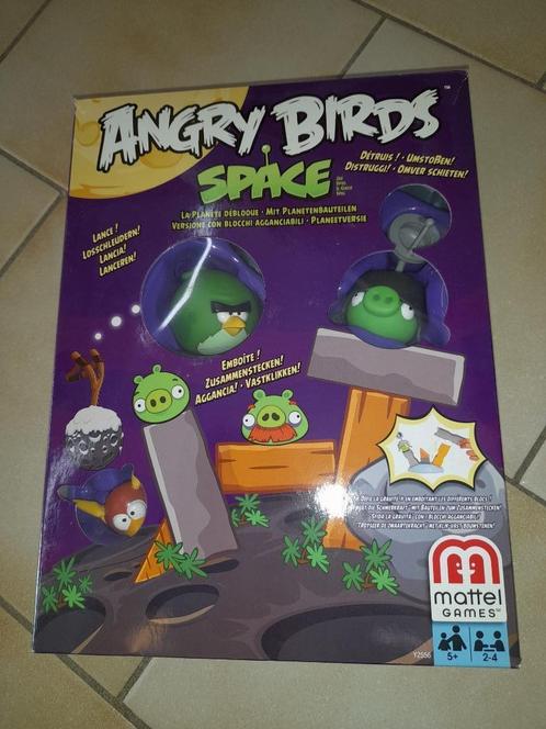 Angry Birds - SPACE - Jeu de plateau, Hobby en Vrije tijd, Gezelschapsspellen | Bordspellen, Zo goed als nieuw, Drie of vier spelers