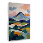 Paysage de style Henri Matisse Peinture sur verre 100x150cm, Antiquités & Art, Envoi