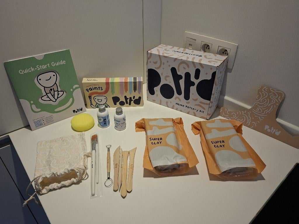 Home pottery kit - nieuw, Hobby en Vrije tijd, Pottenbakken, Nieuw, Ophalen of Verzenden