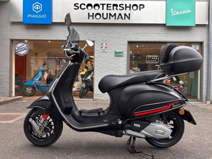 Vespa Sprint S 125 cc NERO CONVINTO MATT (nr.266), Fietsen en Brommers, Scooters | Vespa, Vespa S, Benzine