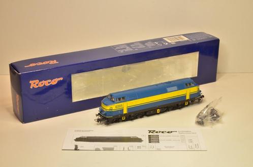 NMBS/SNCB Blauwe dieselloc type 60 : "6005" (Roco), Hobby en Vrije tijd, Modeltreinen | H0, Zo goed als nieuw, Locomotief, Gelijkstroom
