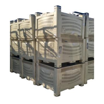 Gebruikte Kunststof palletbox, Kuubskist, Plastic box type 1 beschikbaar voor biedingen