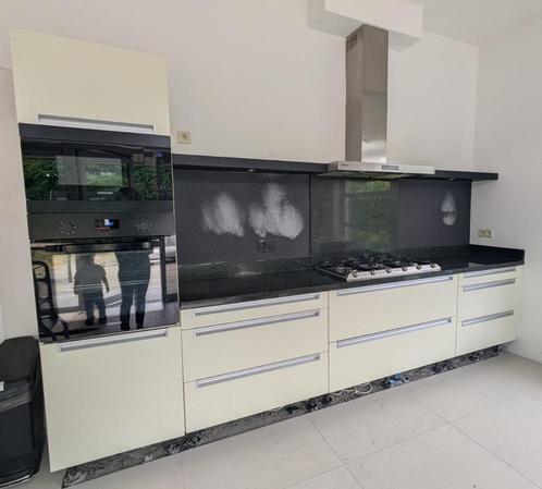 Keuken met SMEG gasfornuis + Samsung apparatuur, Huis en Inrichting, Keuken | Complete keukens, Gebruikt, Enkelwandige keuken