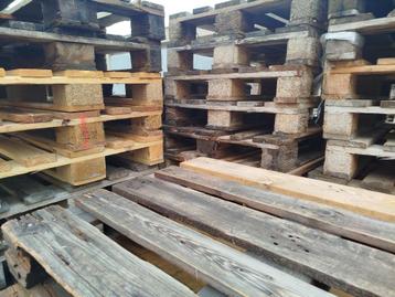 Paletten type Epal Europaletten 80x120 cm, Doe-het-zelf en Bouw, Hout en Planken, Ophalen, Gebruikt, Pallet
