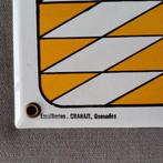 Gresambre emaille plaat in perfecte staat - 1959, Ophalen of Verzenden