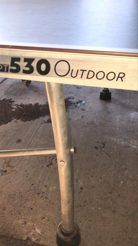 tafeltennistafel, Sport en Fitness, Tafeltennis, Zo goed als nieuw, Tafel Outdoor, Inklapbaar, Verrijdbaar, Ophalen