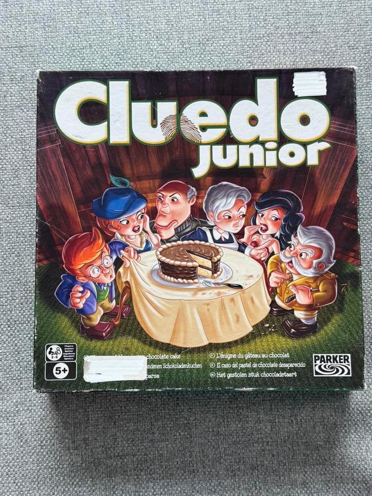 Sint-kerst tip - Spel - Cluedo junior, Hobby en Vrije tijd, Gezelschapsspellen | Bordspellen, Zo goed als nieuw, Ophalen of Verzenden