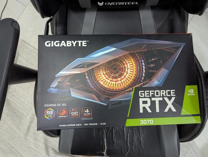 RTX 3070 GIGABYTES, Computers en Software, Videokaarten, Gebruikt, Nvidia, PCI-Express 4.0, GDDR6, HDMI, DisplayPort, Ophalen