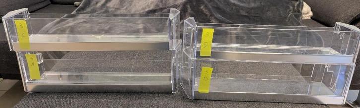 Balconnets pour porte réfrigérateur - IKEA ISANDE (AEG), Electroménager, Pièces & Accessoires, Utilisé, Enlèvement