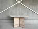 Vintage travertin eetkamertafel, ca 1980’s, Ophalen