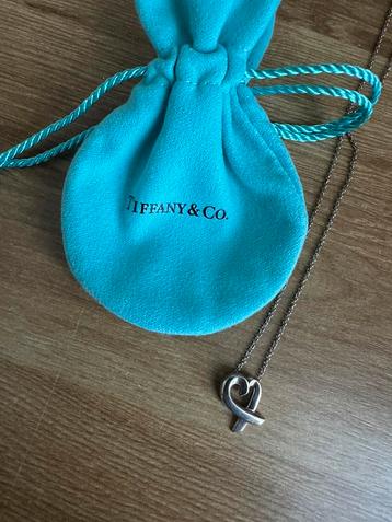 Tiffany & Co. Sterling zilver halsketting hart beschikbaar voor biedingen