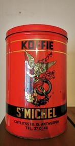 Oud koffieblik St Michel, Verzamelen, Merken en Reclamevoorwerpen, Ophalen, Gebruikt, Verpakking