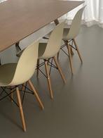 6 chaises inspirée des Eames plastic chair DSW, Huis en Inrichting, Vijf, Zes of meer stoelen, Moderniste, Gebruikt, Wit