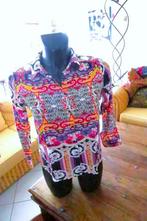 origineel kleurrijk machtige blouse, Comme neuf, Taille 38/40 (M), Vintage, Autres couleurs