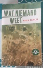 Wat niemand weet Karen Dierickx boek, Ophalen of Verzenden, Gelezen, Karen Dierickx
