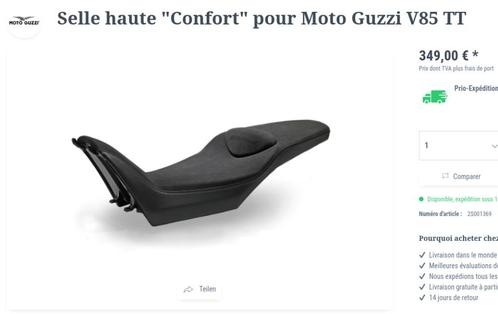 Moto Guzzi V85TT accessoires divers, Motos, Motos Autre, Enlèvement