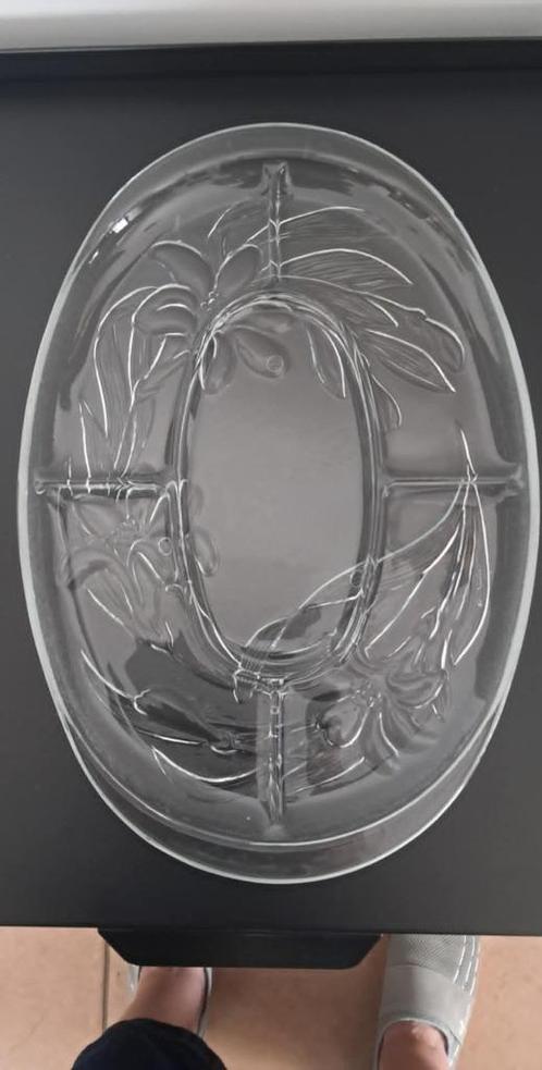 Plat de service en verre, Antiek en Kunst, Antiek | Glaswerk en Kristal, Ophalen